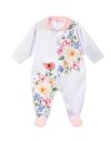 White floral babygrow