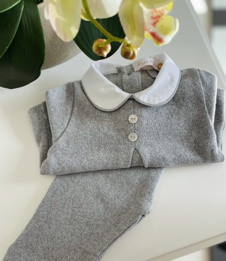Puro Mimo boys' gray knitted set