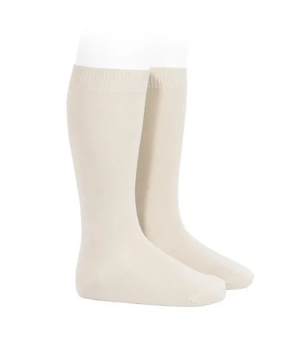 Condor basic knee socks Beige