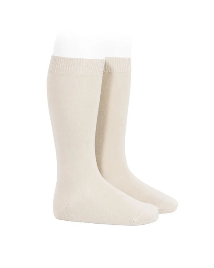 Condor basic knee socks Beige