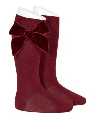 side-velvet-bow-knee-high-socks-garnet